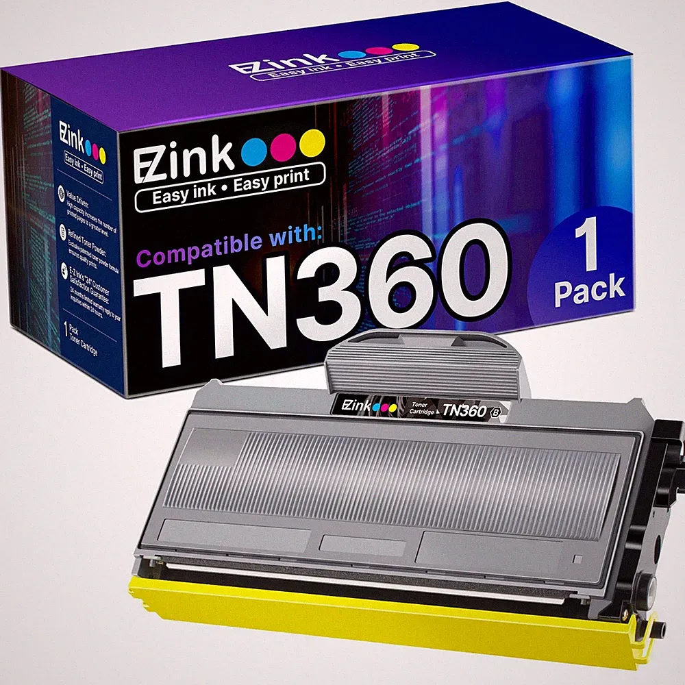 E Z Ink Compatible Tn360 Toner Cartridge For Brother Laser Printers 2600 Pages