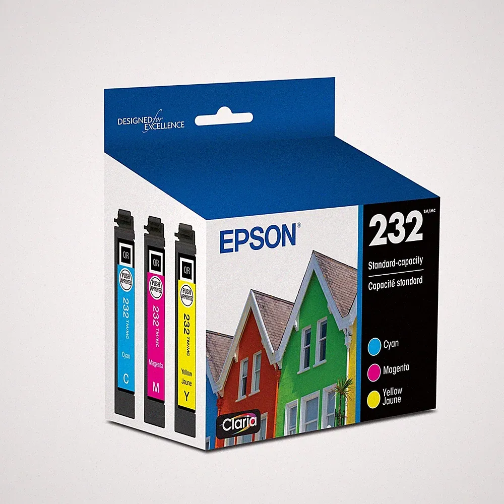 EPSON 232 Claria Ink Standard Capacity Color Combo Pack (T232520-S) Works