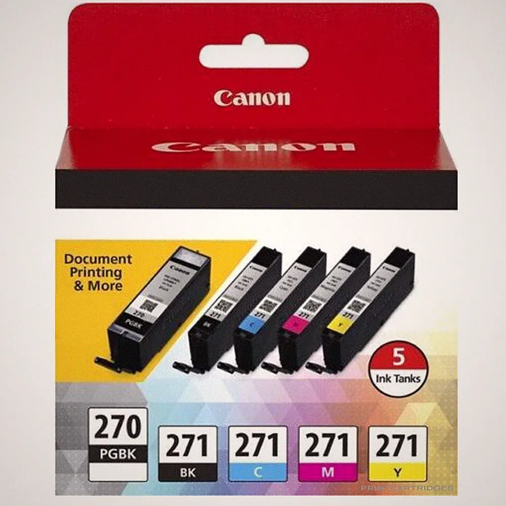 Genuine OEM Canon Printer Ink Cartridges PGI-270 & CLI-271 MG5720 MG6820 MG6822