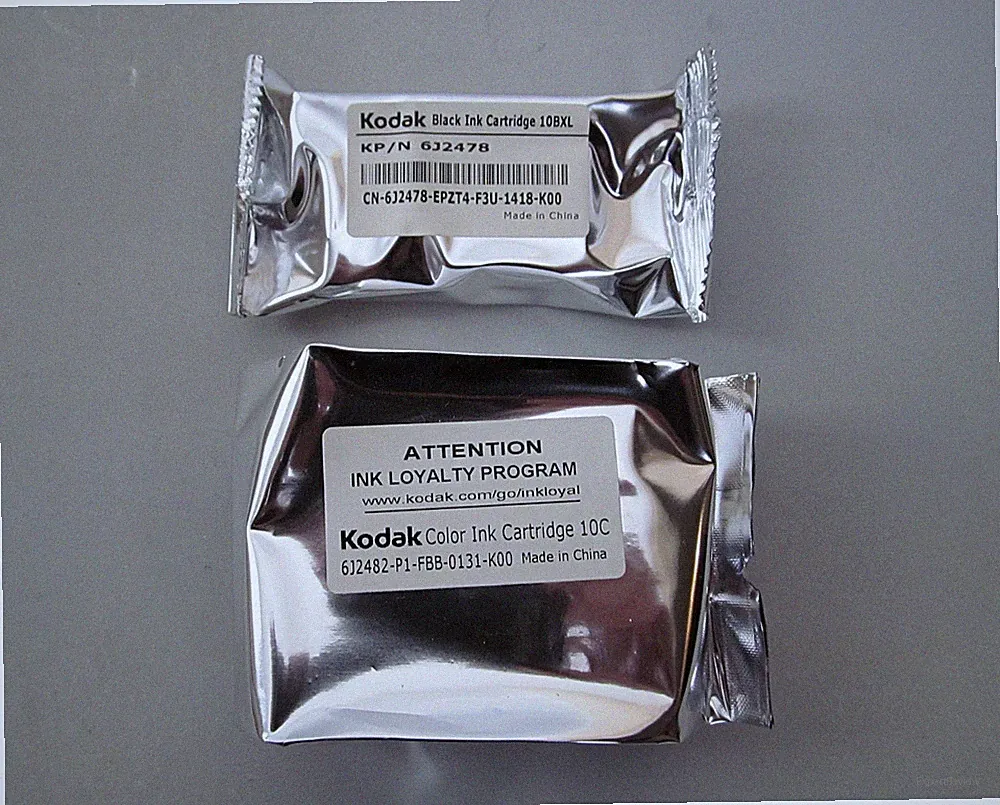 Kodak Combo Pack 10C Multi-Color & 10BXL Black Printer Ink Genuine Sealed New