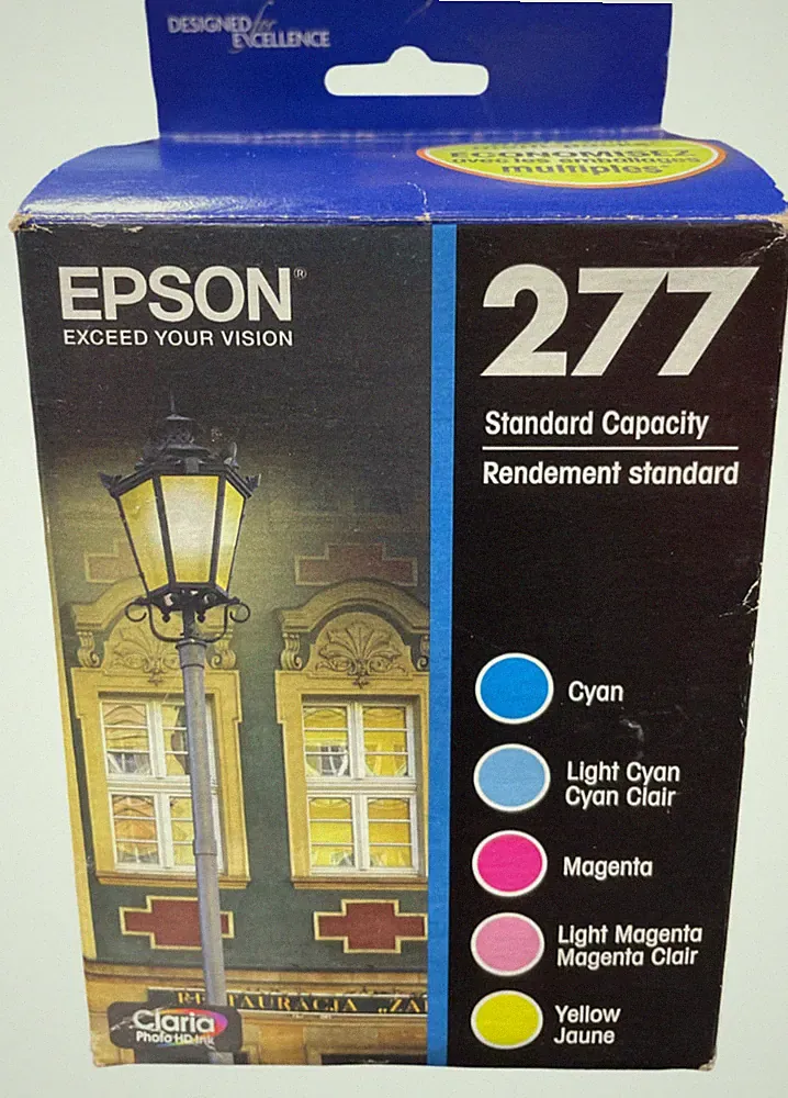 Original Epson 277 Claria HD Photo Ink Cartridge for Expression XP Printers NEW