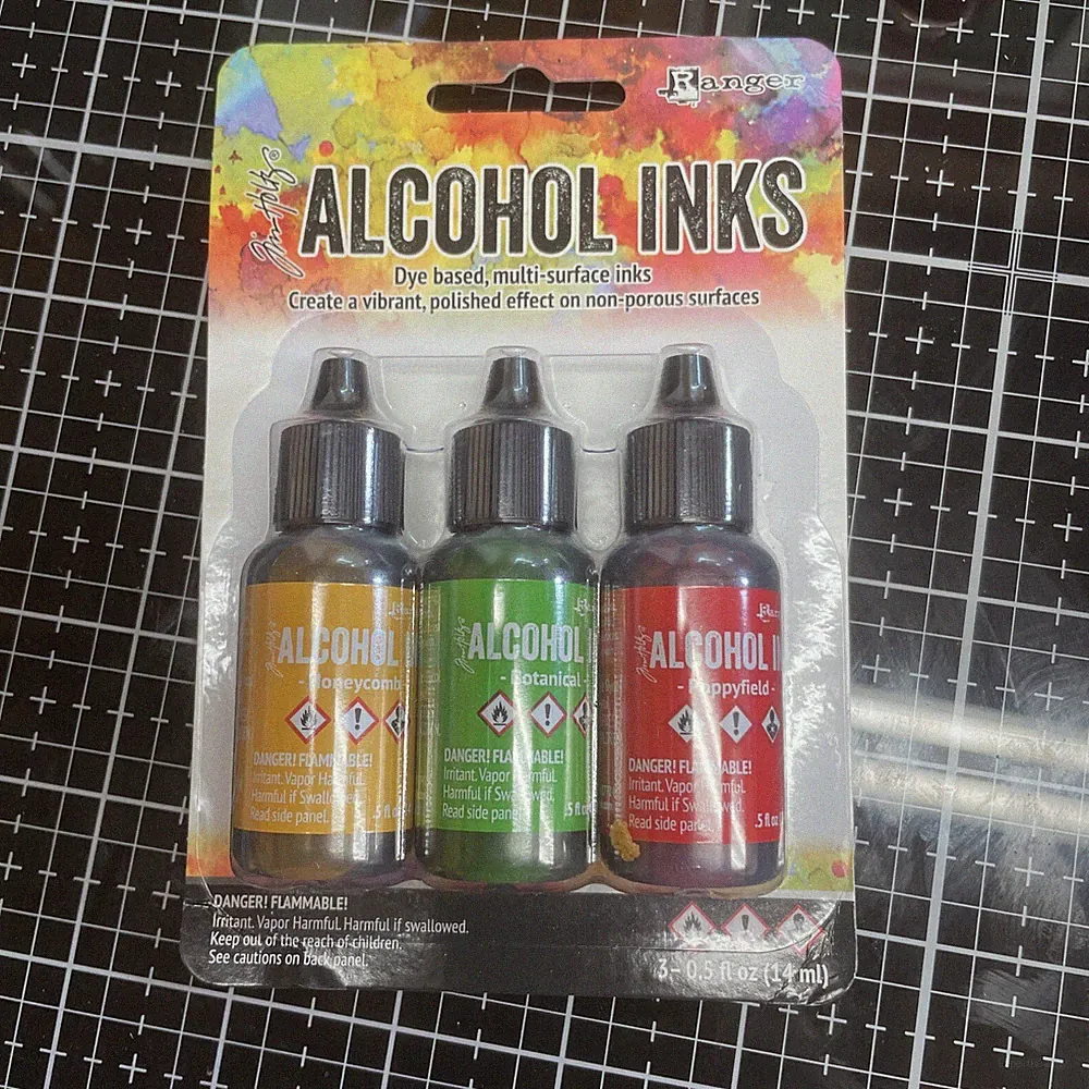 Ranger Alcohol Inks CONSERVATORY 3 Pack Dye Based TAK40859C