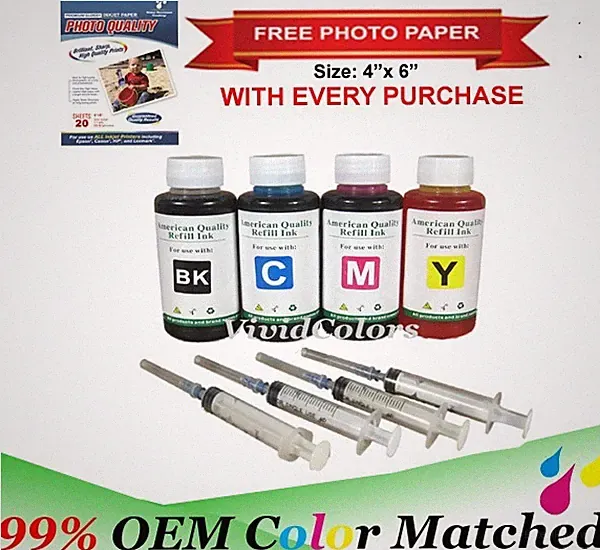 VC Ink refill kits for Canon/Epson/HP/Brother inkjet printer - Universal Ink