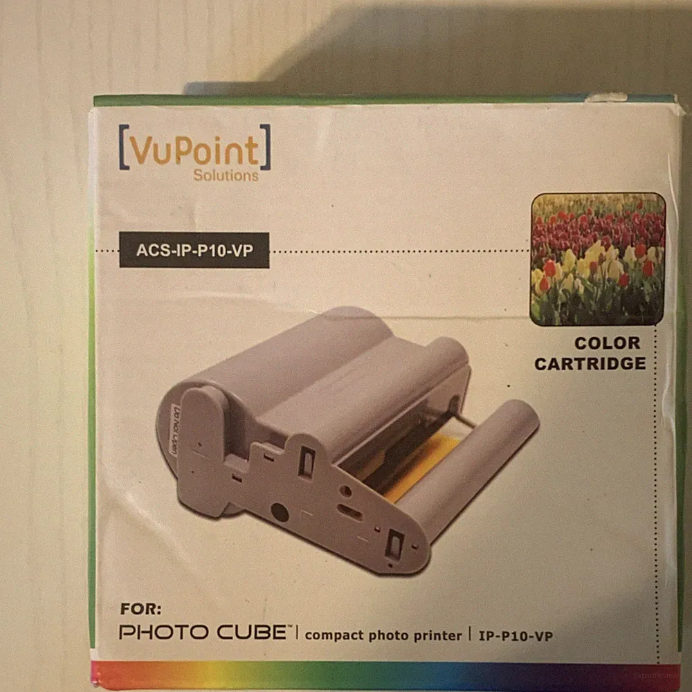 VuPoint ACS-IP-P10-VP Multicolor Dye Sublimation Ink Cartridge for Photo Cube